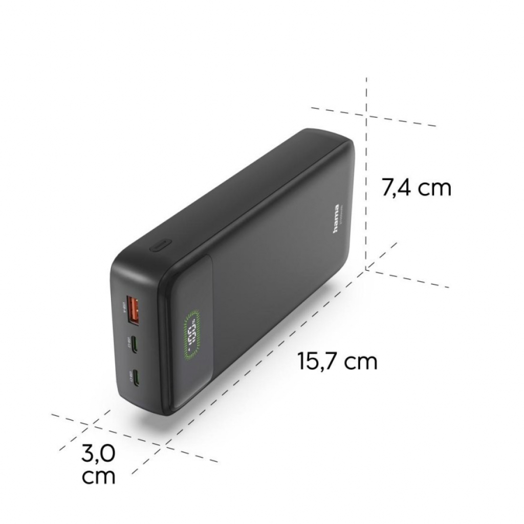 Външна батерия HAMA 201781 PD27-W65 27000 mAh